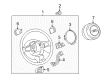 Diagram for Audi Q7 Steering Wheel - 4L0-419-091-AS-WUL