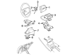 Diagram for Audi Clock Spring - 4A1-951-543