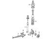 Diagram for Audi 5000 Quattro Strut Housing - 445-513-031-F
