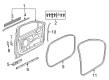 Diagram for Audi Door Seal - 4M0-837-911-E