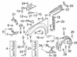 Diagram for Audi TT Quattro Wheelhouse - 8S0-821-171-B