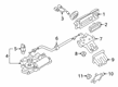 Diagram for Audi SQ8 e-tron Door Latch Cable - 4KE-827-535