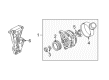 Diagram for Audi R8 Voltage Regulator - 077-903-803-C