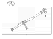 Diagram for Audi TT RS Quattro Drive Shaft - 8S0-521-101-E