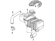 Diagram for Audi 200 Air Duct - 034-133-873-A