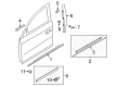 Diagram for Audi Q5 Door Seal - 8R0-837-478-D