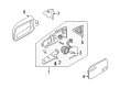 Diagram for Audi S6 Mirror Actuator - 4B1-858-532-BH-3FZ