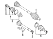 Diagram for Audi A6 Quattro Axle Shaft - 4A0-407-274-D