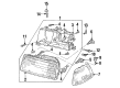 Diagram for Audi Headlight Bulb - N-101-300-01