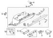 Diagram for Audi S6 Glove Box - 4G1-880-104-A-BC5