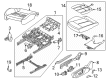 Diagram for Audi Q6 e-tron Seat Switch Panel - 85H-881-457-4PK