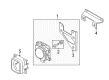 Diagram for Audi A3 Quattro Parking Assist Sensor - 5Q0-907-541-N