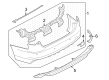 Diagram for Audi A4 Bumper Reflector - 8W0-945-106-C