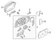 Diagram for Audi S4 Turn Signal Lights - 8K0-949-101-D