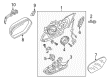 Diagram for Audi Car Mirror - 4G1-857-409-AQ-01C