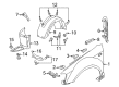 Diagram for Audi A3 Fender - 8P0-821-106-G