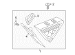 Diagram for Audi A7 Quattro Back Up Light - 4G8-945-094-K