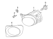 Diagram for Audi A4 Quattro Fog Light - 8D0-941-700-D