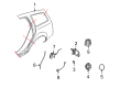 Diagram for Audi S4 Fuel Door - 8E0-809-905-B