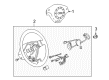 Diagram for Audi A4 Steering Wheel - 8E0-419-091-AS-1JM