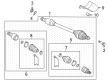 Diagram for Audi A3 CV Joint - 5Q0-498-103-L