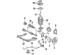 Diagram for Audi 5000 Brake Dust Shields - 443-615-311-B