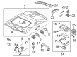 Diagram for Audi Q6 e-tron Interior Lights - 8Y0-947-105