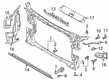 Diagram for Audi Radiator Support - 8W0-805-594-E