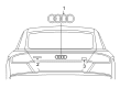 Diagram for Audi TT Quattro Emblem - 8S0-853-741-A-2ZZ