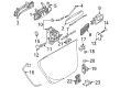 Diagram for Audi A3 Quattro Door Latch Cable - 8P4-839-085-A