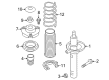 Diagram for Audi A3 Quattro Strut Housing - 8V0-413-031-F