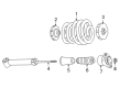 Diagram for Audi S4 Shock Absorber - 8E0-513-036-AK