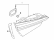 Diagram for Audi S5 Back Up Light - 8W6-945-094-M