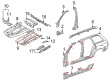 Diagram for Audi S4 Floor Pan - 8D0-803-206