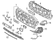 Diagram for Audi Q7 Emblem - 4M0-853-605-B-716