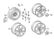 Diagram for Audi S3 Alloy Wheels - 8V0-601-025-AB