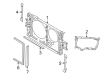 Diagram for Audi A8 Radiator Support - 4D0-805-571-M