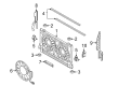Diagram for Audi Fan Mounting Bracket - 4E0-121-077-A
