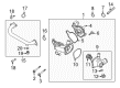 Diagram for Audi Thermostat Gasket - 079-121-119-C