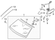 Diagram for Audi RS7 Car Mirror - 4H0-857-511-EP5