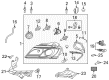 Diagram for Audi Q5 Headlight Bulb - N-107-374-01