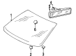 Diagram for Audi Car Mirror - 443-857-511-01C