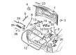 Diagram for Audi S8 Liftgate Lift Support - 4E0-827-552-C