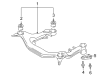 Diagram for Audi A4 Quattro Front Cross-Member - 8E0-399-313-BP