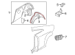 Diagram for Audi TT Wheelhouse - 8J0-809-412-C