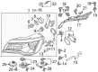 Diagram for Audi Headlight Bulb - N-107-375-01