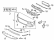 Diagram for Audi e-tron Quattro Bumper - 4KE-807-065-A-GRU