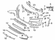 Diagram for Audi TT RS Quattro Grille - 8S0-807-899-B