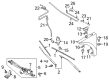 Diagram for Audi TT Wiper Arm - 8J1-955-408-A-1P9