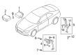 Diagram for Audi S5 Lighting Control Module - 8K0-907-357-D